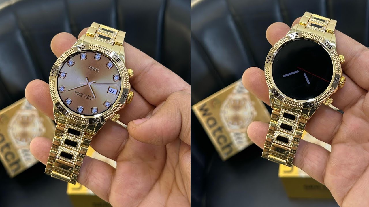 Gen 15 Smart watch 7 Days Battery Life, Fitness, Calls & Notifications Smartwatch (Gold Strap, For Occasional Wear)